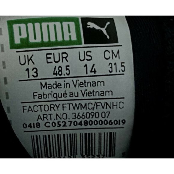 Puma Tsugi Apex Athletic Men’s White Shoe Sneakers Art No 366090 02 Mens Size 14 - Picture 5 of 6